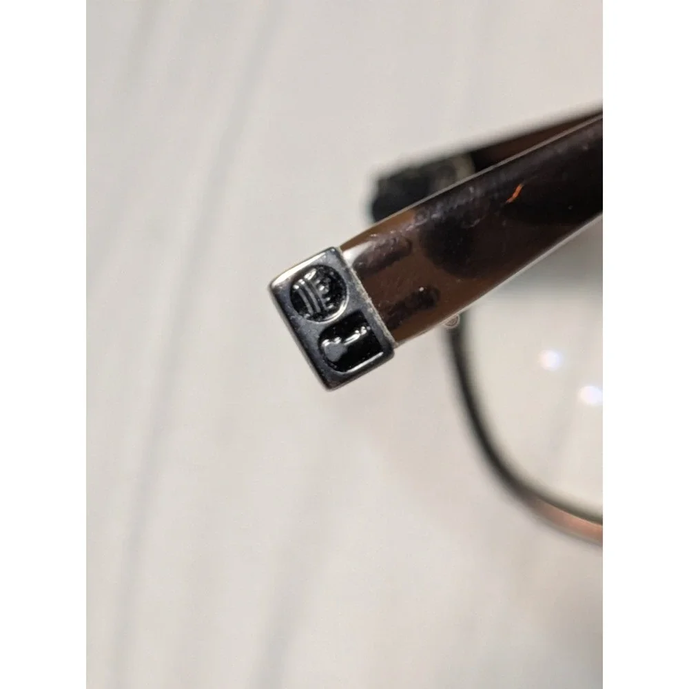 JOHN VARVATOS TITANIUM V361 EYEGLASSES FRAME BROWN TORTOISE 53-19-145